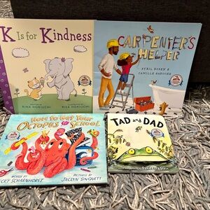 Collection of 4 children's picture books:- new~ Lot of Books for little boy